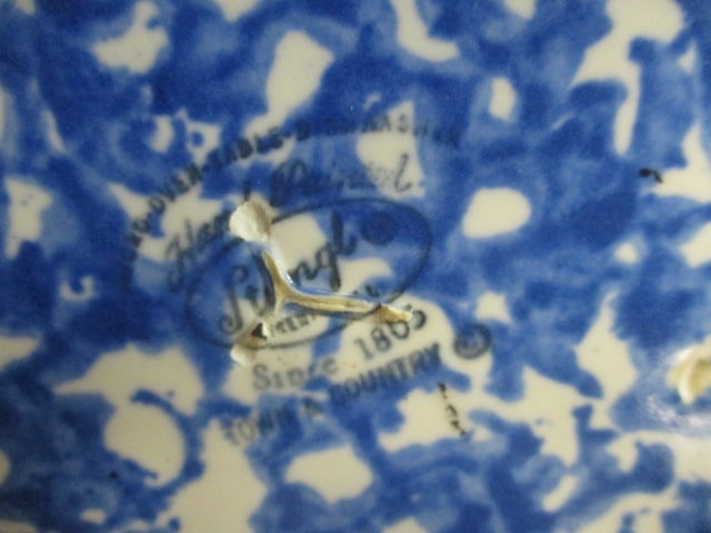 Stangl Pottery Spongeware Mixing Bowl - 4