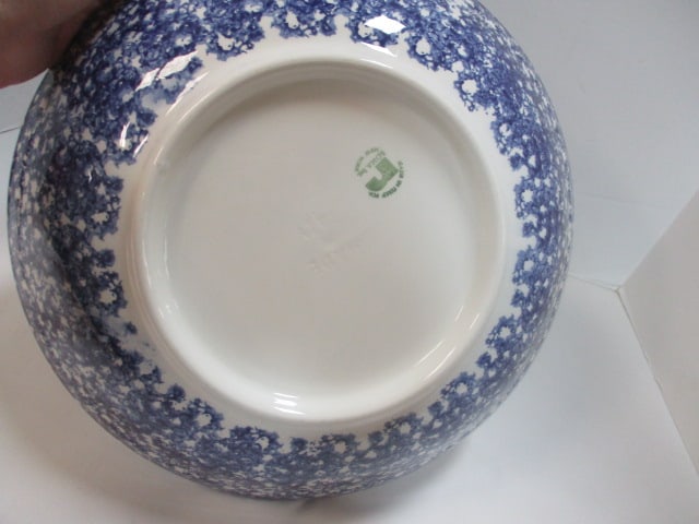 Roma Italian Pottery Spongeware Design Pasta Bowl - 3