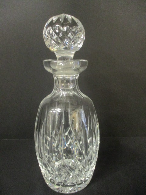 Waterford "Lismore" Crystal Cordial Set - Decanter and Pair of Stem Glasses - 5