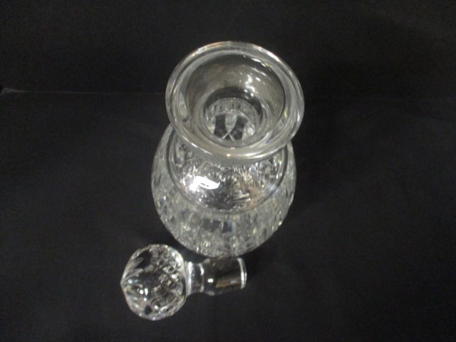 Waterford "Lismore" Crystal Cordial Set - Decanter and Pair of Stem Glasses - 7