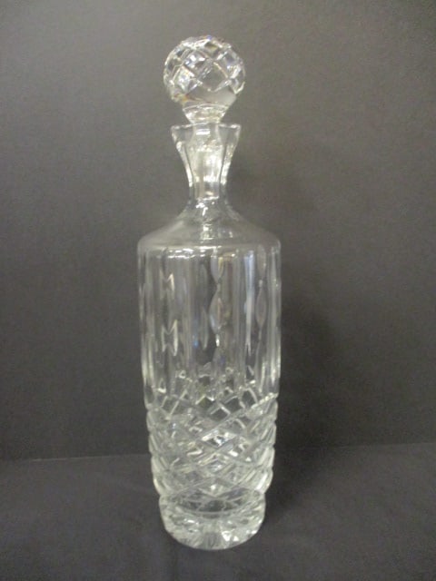 Vintage Large Cut Glass Crystal Decanter (1 of 5)
