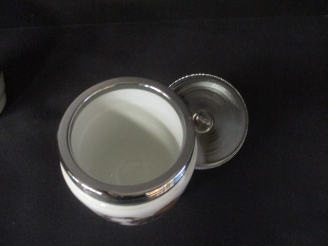 Pair of Vintage Royal Worcester "Evesham" Porcelain Egg Coddlers - 3
