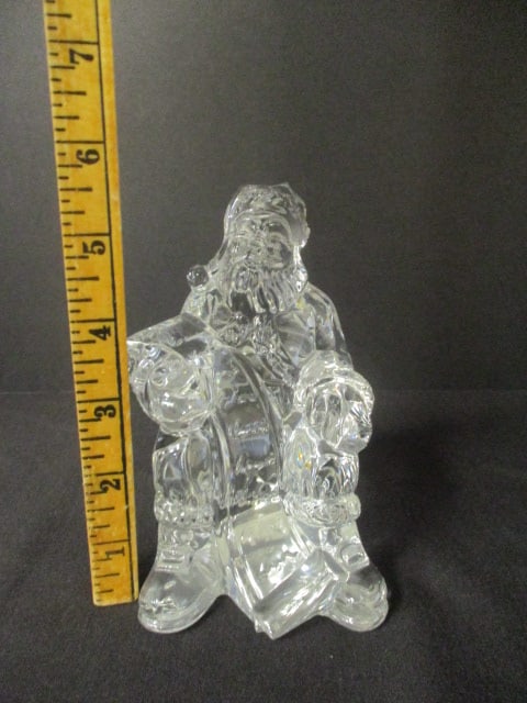 Waterford "2005 Annual Santa Claus" Crystal Sculpture - 6