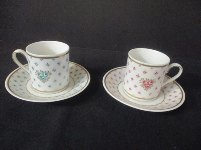 2 Vintage Taeger (Bavaria Germany) Demitasse Cup and Saucer Sets (1 of 8)