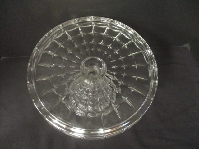 Vintage Indiana Glass "Constellation" Pedestal Cake Stand - 2