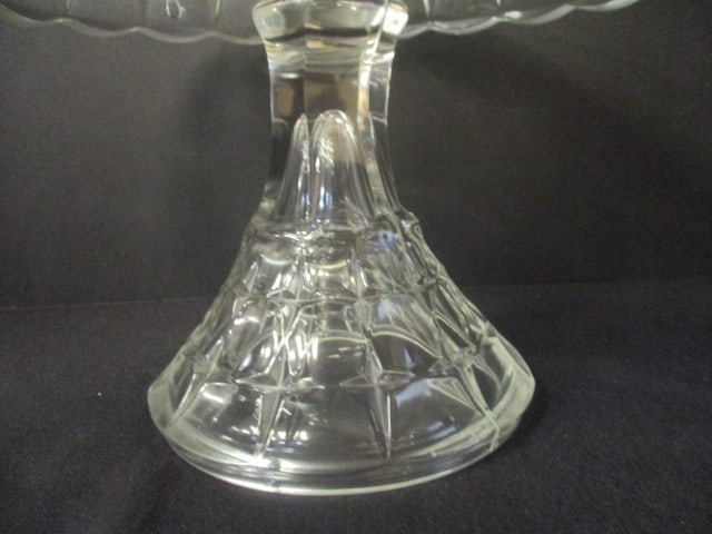 Vintage Indiana Glass "Constellation" Pedestal Cake Stand - 3