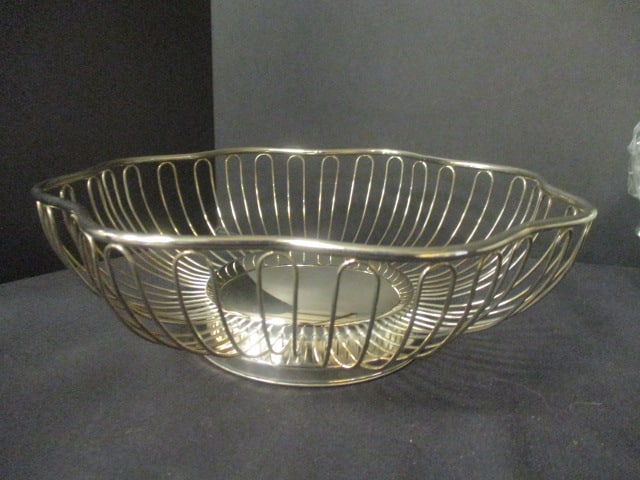 2 Silverplated Wire Baskets - 2