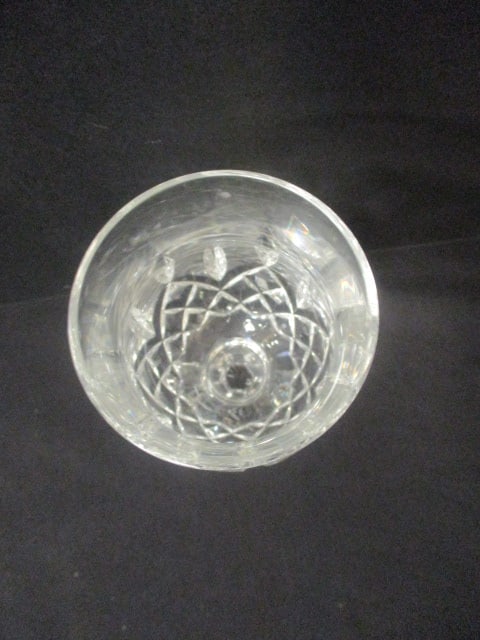 Waterford "Lismore" Crystal Irish Coffee Glass and Oneida Silverplated Candle - 5