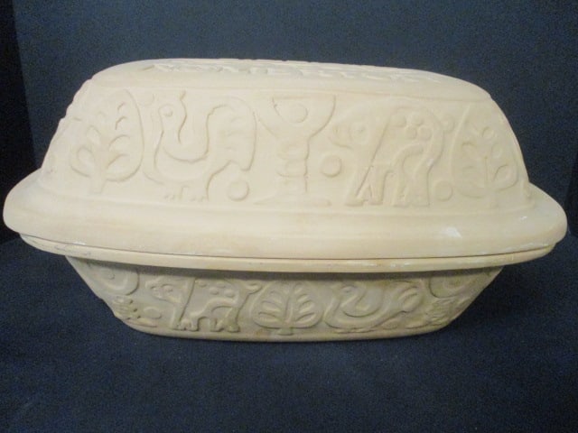 Romertopf Terracotta Clay Roaster: 15" x 9" x 8"