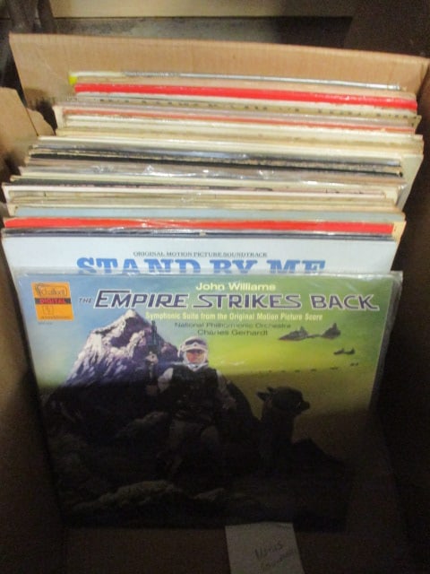 Lot of Musicals and Movie Soundtracks LP Vinyl Records - The Empire Strikes Back,: Saturday Night Fever, Kiss Me Kate, etc., see pictures and preview for selection and condition