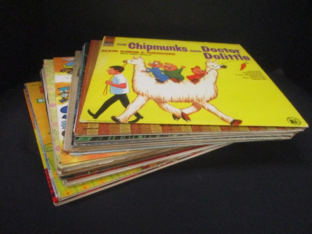 Collection of Vintage Children's LP Vinyl Records - includes Disney Storybook Albums: see pictures and preview for selection and condition