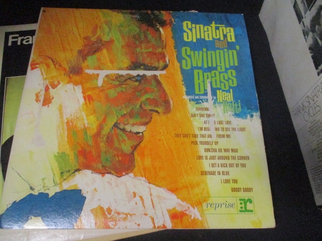 Collection of Vintage Frank Sinatra and Dean Martin LP Vinyl Records - 3