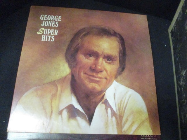 Grouping of Vintage Classic Country LP Vinyl Records - George Jones, Patsy Cline, etc. - 8