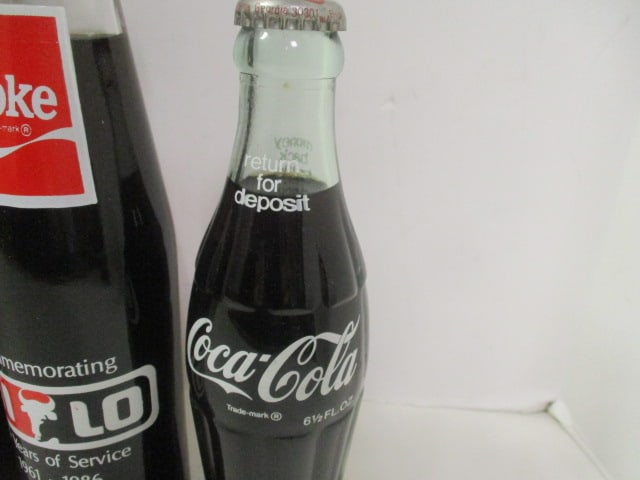Grouping of 7 Unopened Commemorative Coca-Cola Bottles - Furman, Olympics, - 5