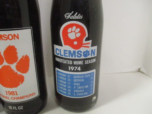 Clemson "National Champions" Unopened Coca-Cola and Pepsi Bottles and Can - 5