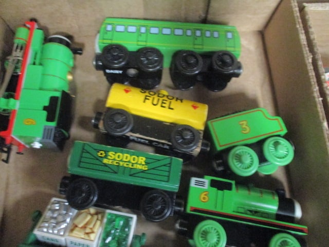 Selection of Thomas the Train Engine Wood and Plastic Train Cars and Vehicles - 2