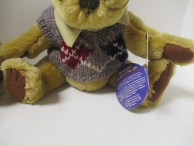 2 New with Tags Pickford Bears "Brass Button Collectibles" Stuffed Bears - 5