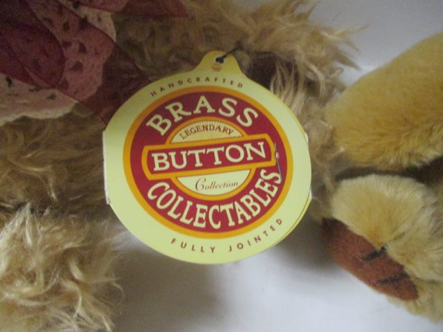 2 New with Tags Pickford Bears "Brass Button Collectibles" Stuffed Bears - 6