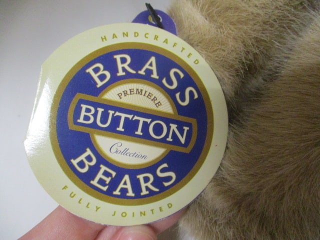 2 New with Tags Pickford Bears "Brass Button Collectibles" Stuffed Bears - 5