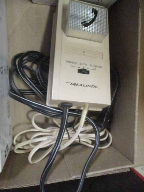 4 New Old Stock AT&T Trimline Telephones and Realistic Fone Flasher 2 - 2