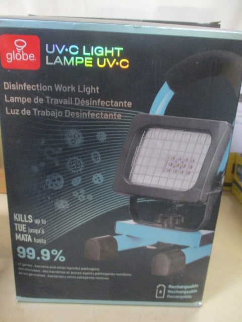 New Old Stock Globe UV-C Disinfection Work Light: .