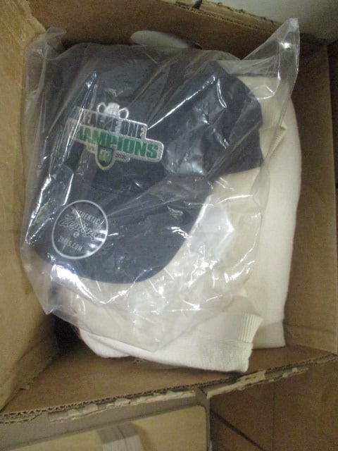 Greenville Grrrowl Shirts and Pullover (Size XL) and Greenville Triumph 2020: "League One Champions" Baseball Cap