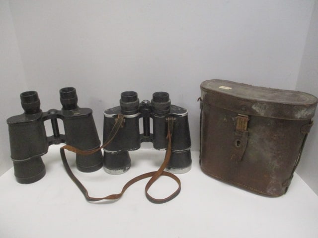Vintage Nikko (Tokyo) Novar and SPI Optex Binoculars with Leather Case (1 of 11)
