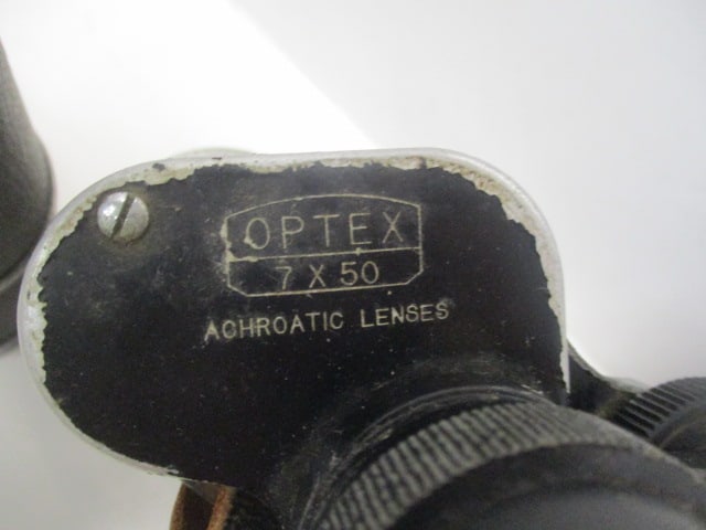 Vintage Nikko (Tokyo) Novar and SPI Optex Binoculars with Leather Case - 7