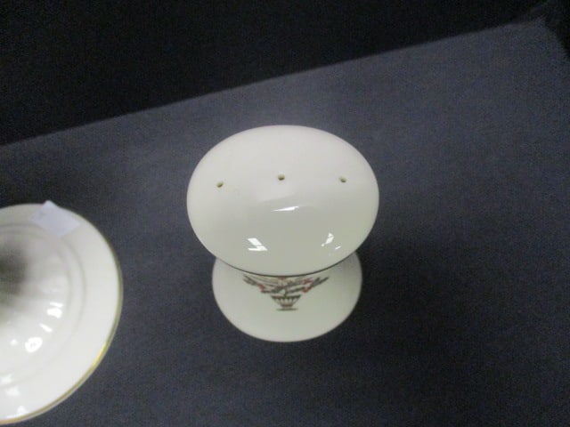 Collection of Lenox Candle Holders, Salt & Pepper Shakers, and Vase - 3