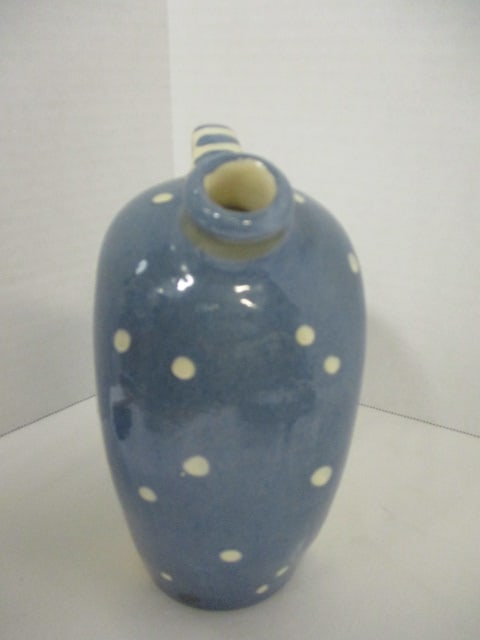 Studio Art Pottery Pitcher and Circular Wall Pocket - Both Signed - 6