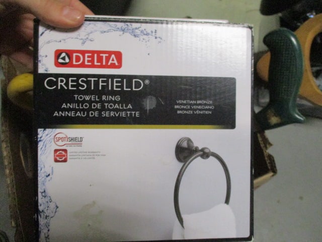 Tool Lot - Saws, Work Light, New Old Stock Delta "Crestfield" Towel Ring, etc. - 5
