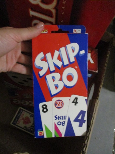 Lot of Board and Card Games - Scrabble, Yahtzee, Skip-Bo, and Playing Cards - 2