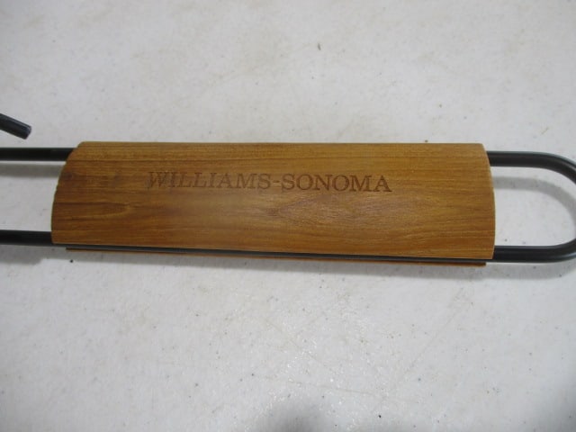 Williams Sonoma Flexible Grill Basket w/Hardwood Handle - 2