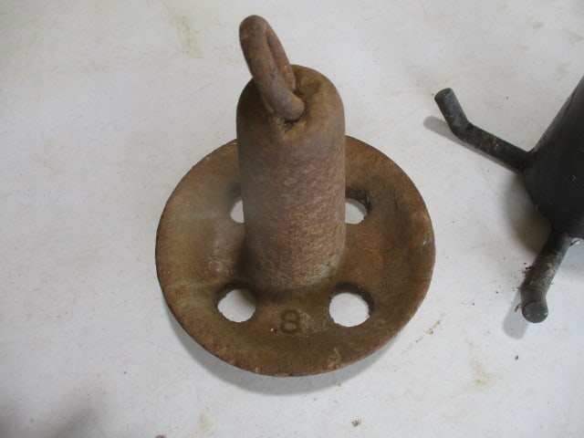 2 Boat Anchors approx. 8" - 2