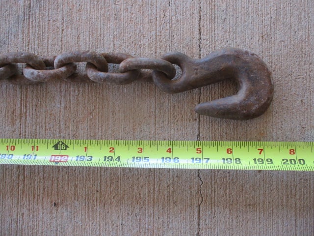 19.5ft of 2" x 5/8" Chain w/Hooks - 3