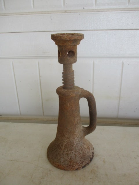 Antique Cast Iron Screw Jack/Bottle Jack - 3