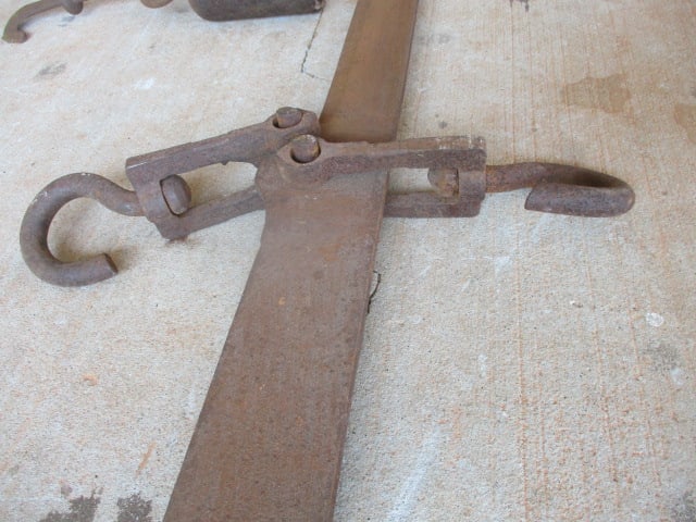 Antique Fairbanks 700lb Balance Beam Scale w/Counter Weight 7'4" Long - 7