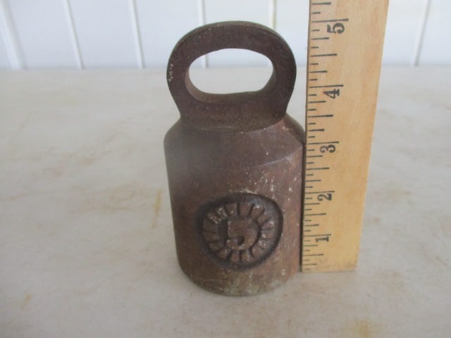 Antique Cast Iron Horse Tether Weight - 4
