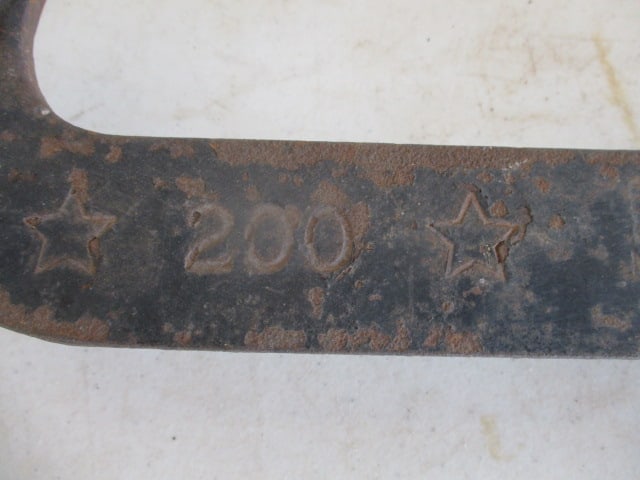 Antique Cast Iron Sliding Beam Scale w/Pea 32" - 2
