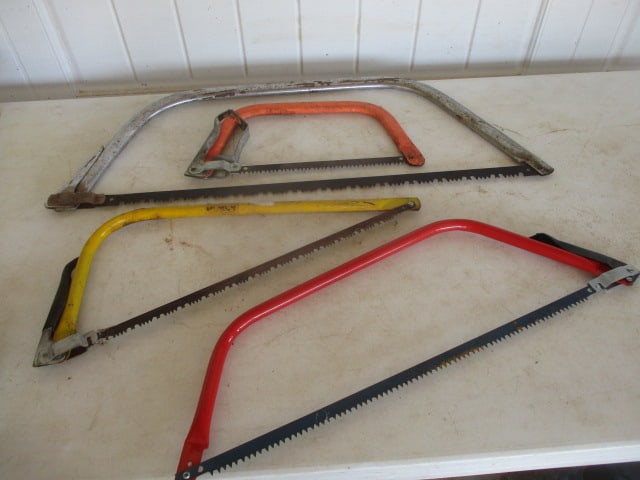 4 Bow Saws: .