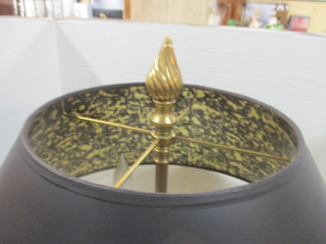 Bouillotte 3 Arm Candelabrum Style Table Lamp - 7