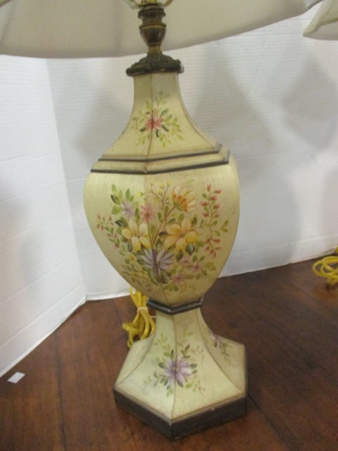 Pair of The Bradbury Gallery Hand Decorated French Country Table Lamps - 2