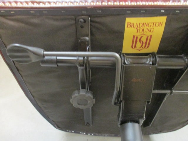 Bradington Young Leather Executive Chair with Nail Head Accents - 12