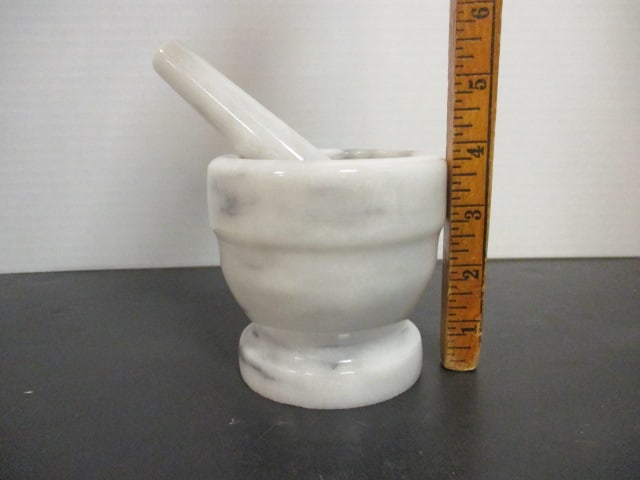 Marble Mortar and Pestle - 8