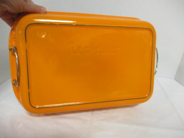 Le Creuset Enamel over Cast Lasagna Casserole with Metal Handles - 5