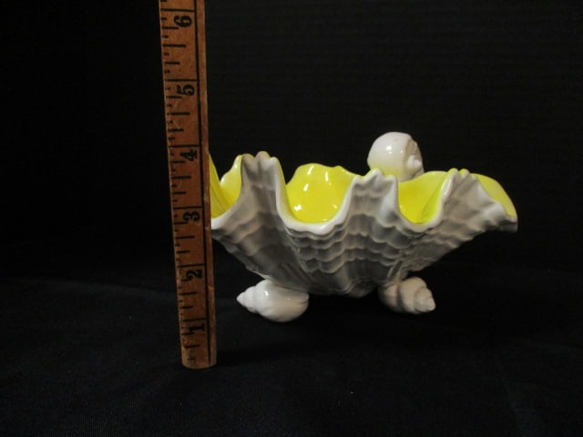 Fitz & Floyd Clam Shell Footed Dish - 5