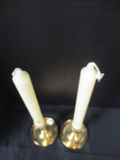 Pair of Baldwin Brass Candlesticks - 3