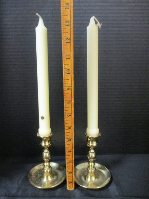 Pair of Baldwin Brass Candlesticks - 6