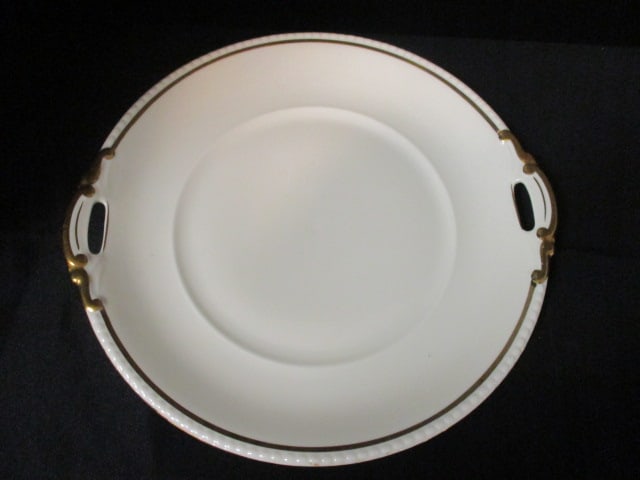 Two Mitterteich Bavaria China Tab Handle Trays - 2