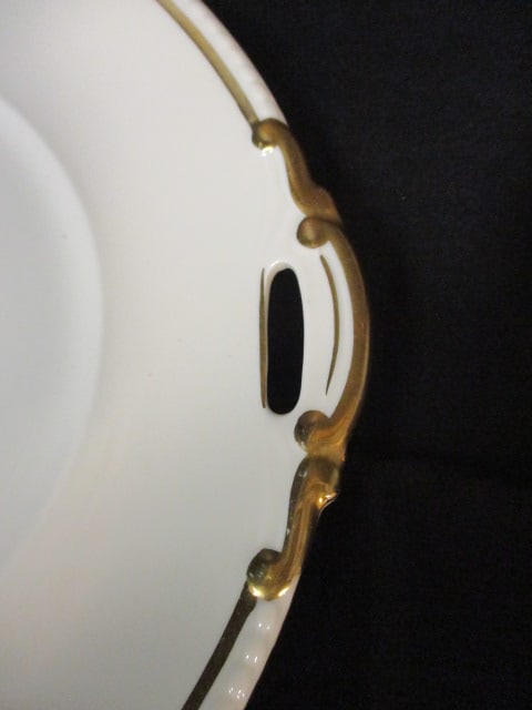 Two Mitterteich Bavaria China Tab Handle Trays - 3